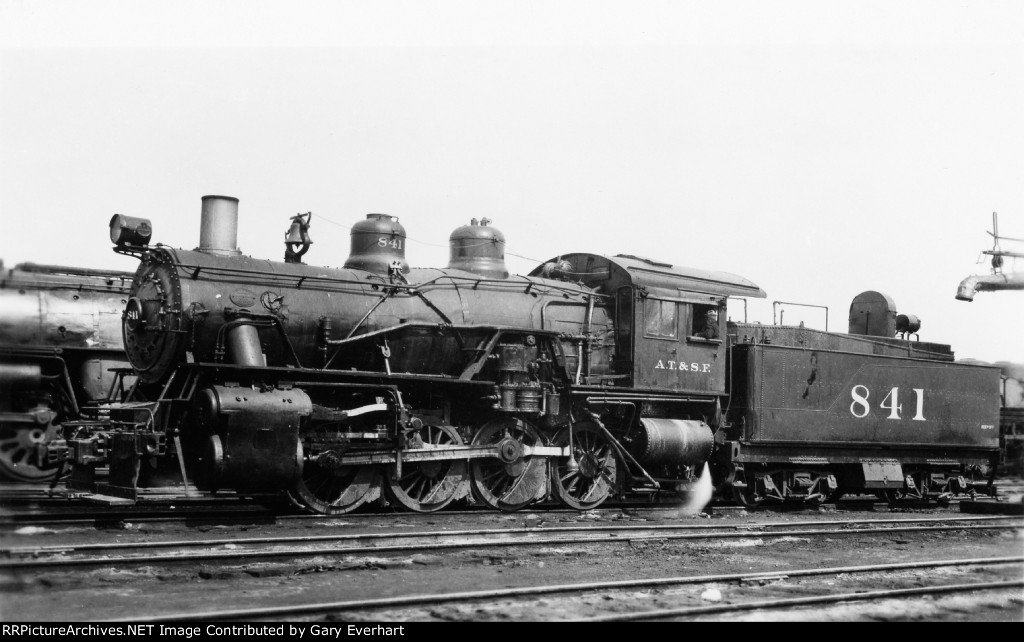 ATSF 0-8-0 #841 - Atchison, Topeka & Santa Fe